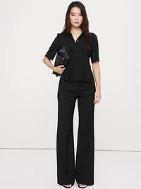 Georgette Tie-Back Blouse