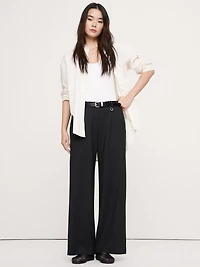 The Everyday Wide-Leg Pant Italian Lightweight Wool
