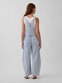 UltraSoft Denim Horseshoe Overalls