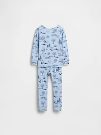 Pyjama en coton biologique brossé Winnie l’Ourson pour Bébé et Tout-petit