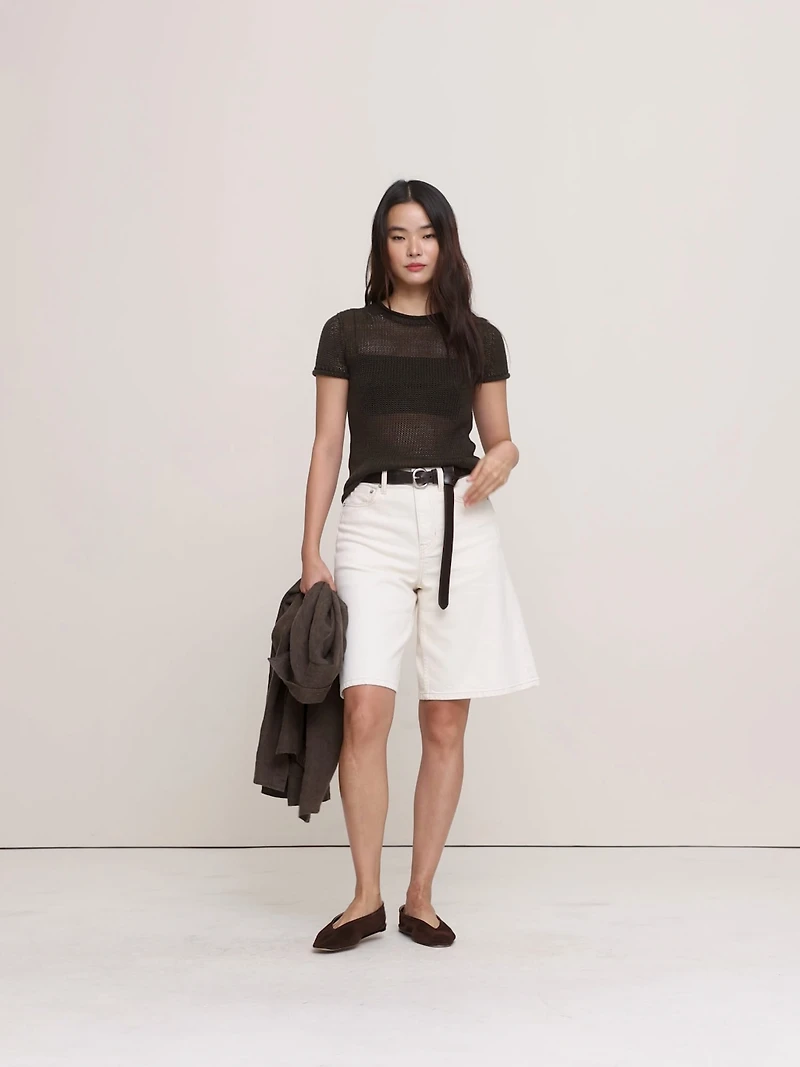 Heirloom Linen Sweater Tee