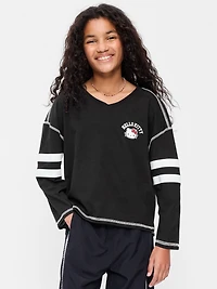 Hello Kitty® V-Neck Graphic T-Shirt for Girls