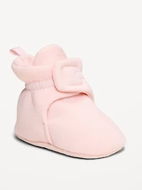 Jersey-Knit Booties for Baby