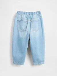 Jean coupe baril à taille élastique pour Bébé et Tout-petit