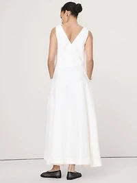 Linen Pocket Maxi Dress