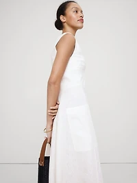 Linen Pocket Maxi Dress