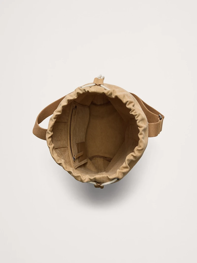 Cotton Canvas Crossbody Bag