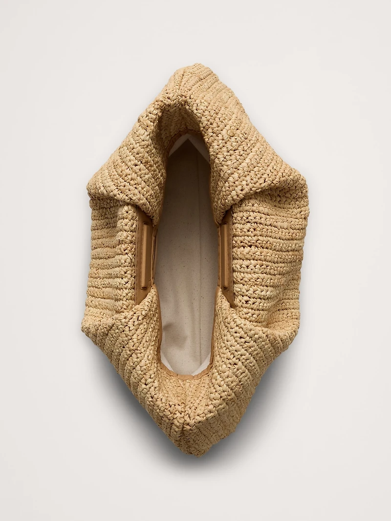 Raffia Clutch