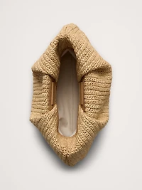 Raffia Clutch