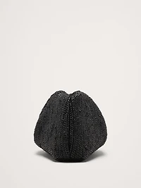 Raffia Clutch