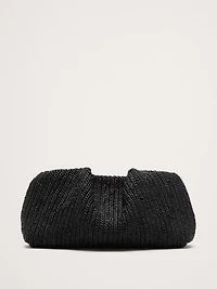 Raffia Clutch
