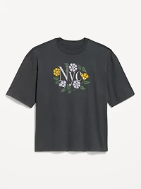 Heavyweight Graphic Cropped T-Shirt