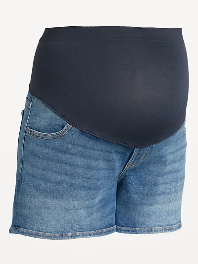 Short Wow à panneau couvrant de maternité, entrejambe de 10 cm