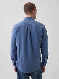 Plaid Oxford Button-Down Shirt