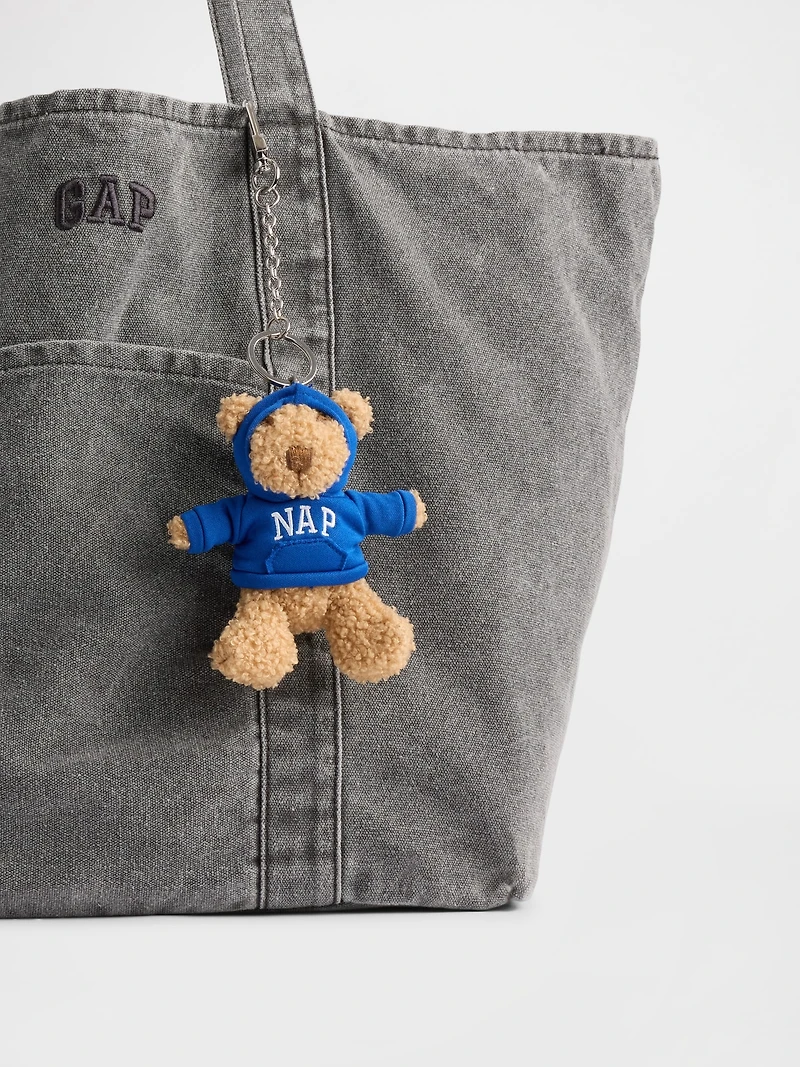 Brannan Bear Nap Hoodie Bag Charm