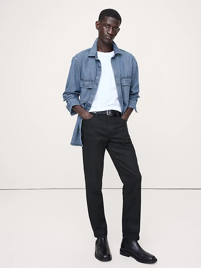 Slim Linen-Cotton Traveler Pant