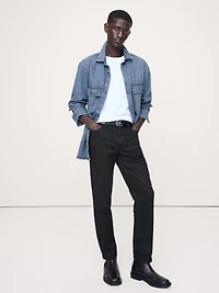 Slim Linen-Cotton Traveler Pant