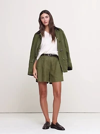 The Soho 4" Short Linen