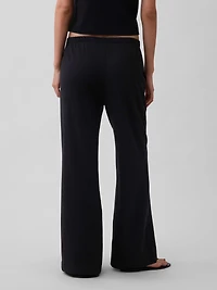 Knit Wide-Leg Pants