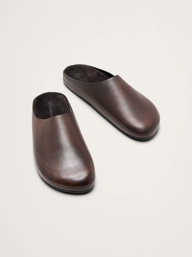 Leather Clog