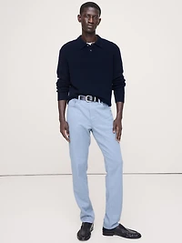 Slim Linen-Cotton Traveler Pant