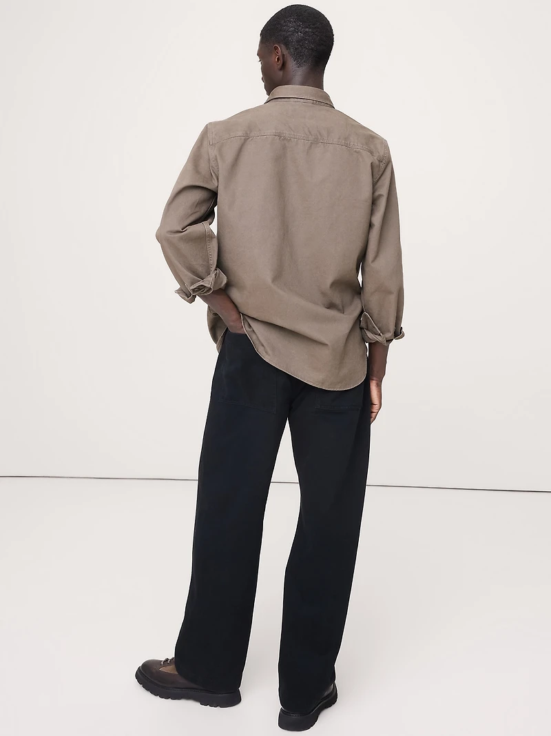 Loose Belted Chino