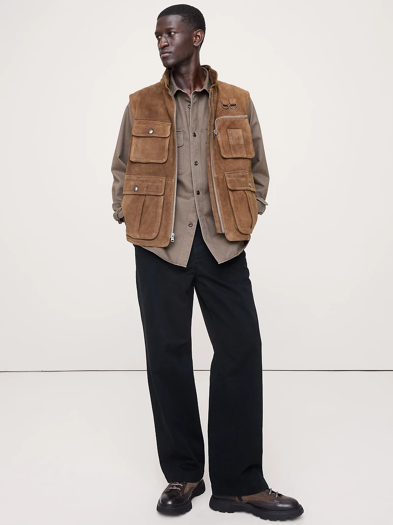 Loose Belted Chino