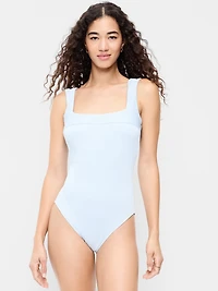 Ribbed One-Piece Swimsuit