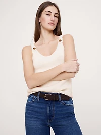 Cotton Scoop-Neck Tank