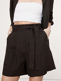 5" Linen Paperbag Short