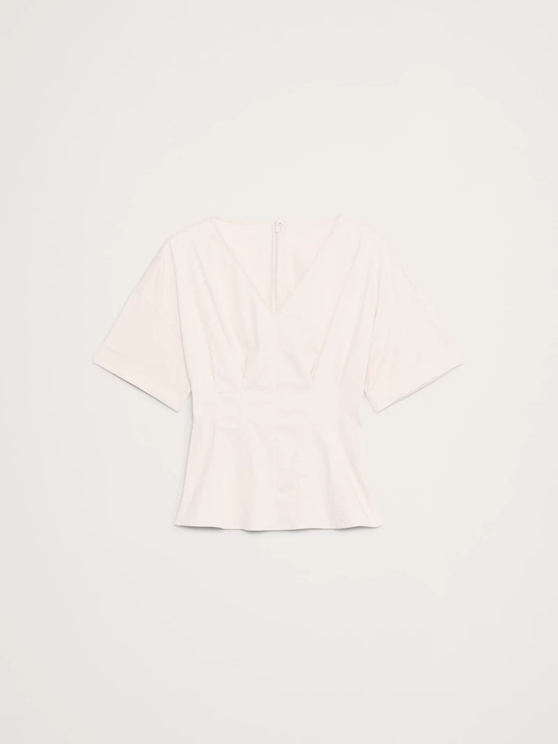 Soft Cotton Fitted Waist Top