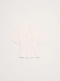 Soft Cotton Fitted Waist Top