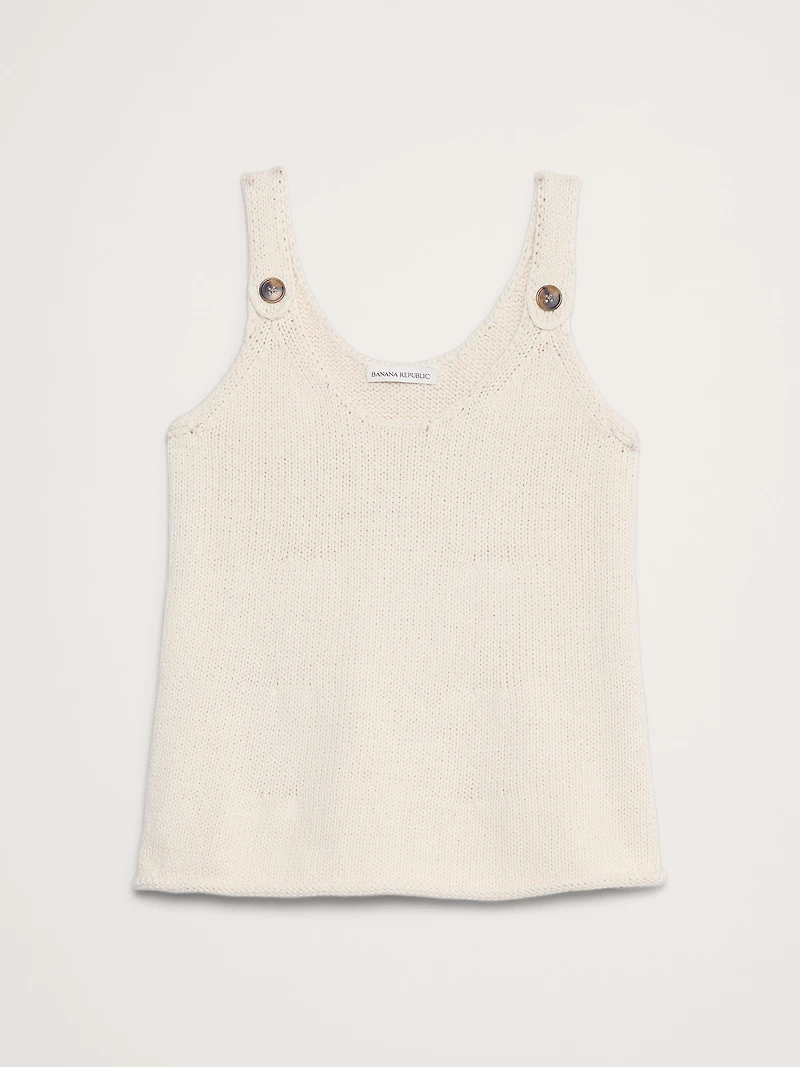 Cotton Scoop-Neck Tank