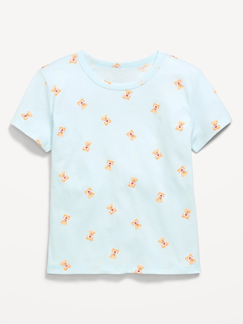 Printed Short-Sleeve T-Shirt for Girls