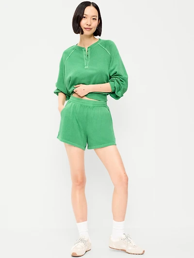 Extra High-Waisted Sweat Shorts - 5-inch inseam