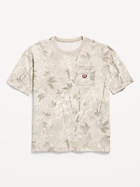 Short-Sleeve Oversized Pocket T-Shirt for Boys