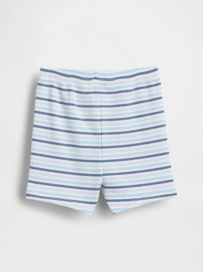 Baby First Favorites TinyRib Stripe Pull-On Shorts