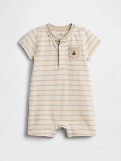 Baby Henley Shorty One-Piece