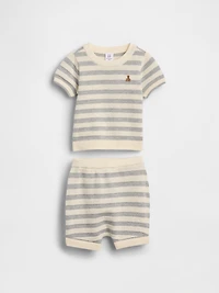 Baby Stripe Sweater Outfit Set