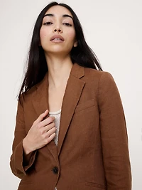 Slim Linen Blazer