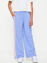 Baggy French-Terry Straight-Leg Retro Sweatpants for Girls
