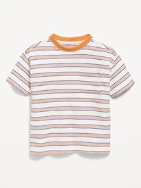 Oversized Short-Sleeve Waffle-Knit T-Shirt for Toddler Boys