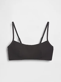 Scoop-Neck Rib Bikini Top