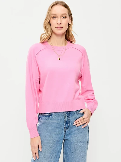 SoSoft Lite Crew-Neck Cropped Sweater