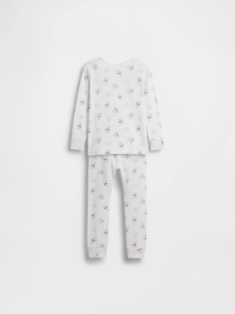 Pyjama en coton biologique brossé Winnie l’Ourson pour Bébé et Tout-petit
