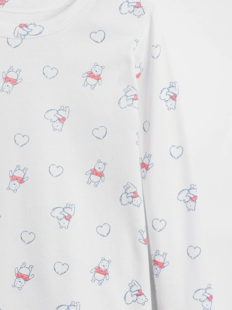 Pyjama en coton biologique brossé Winnie l’Ourson pour Bébé et Tout-petit