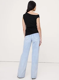 Airy Cotton Asymmetrical Tank