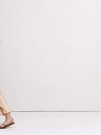 The Pull-On Wide-Leg Ankle Pant Linen