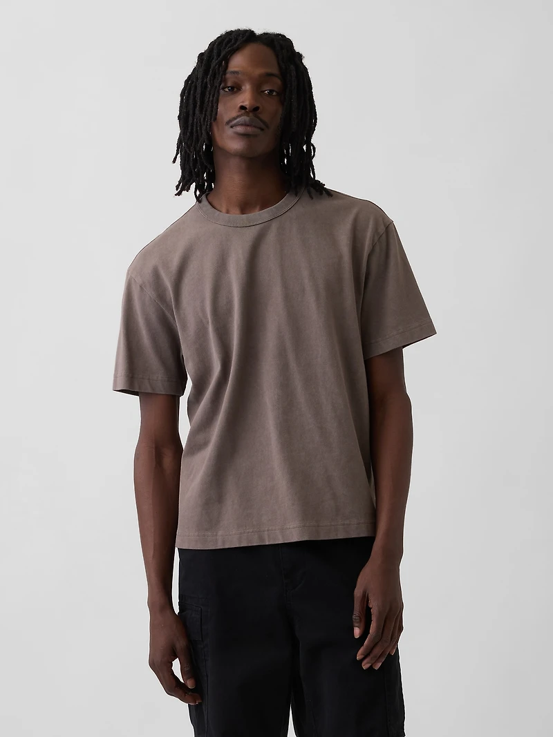 Adult Heavyweight Crop T-Shirt