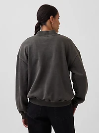Heavyweight French Terry Oversized Mockneck Sweatshirt